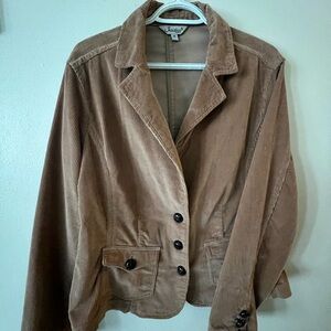 Corduroy Blazer in Brown